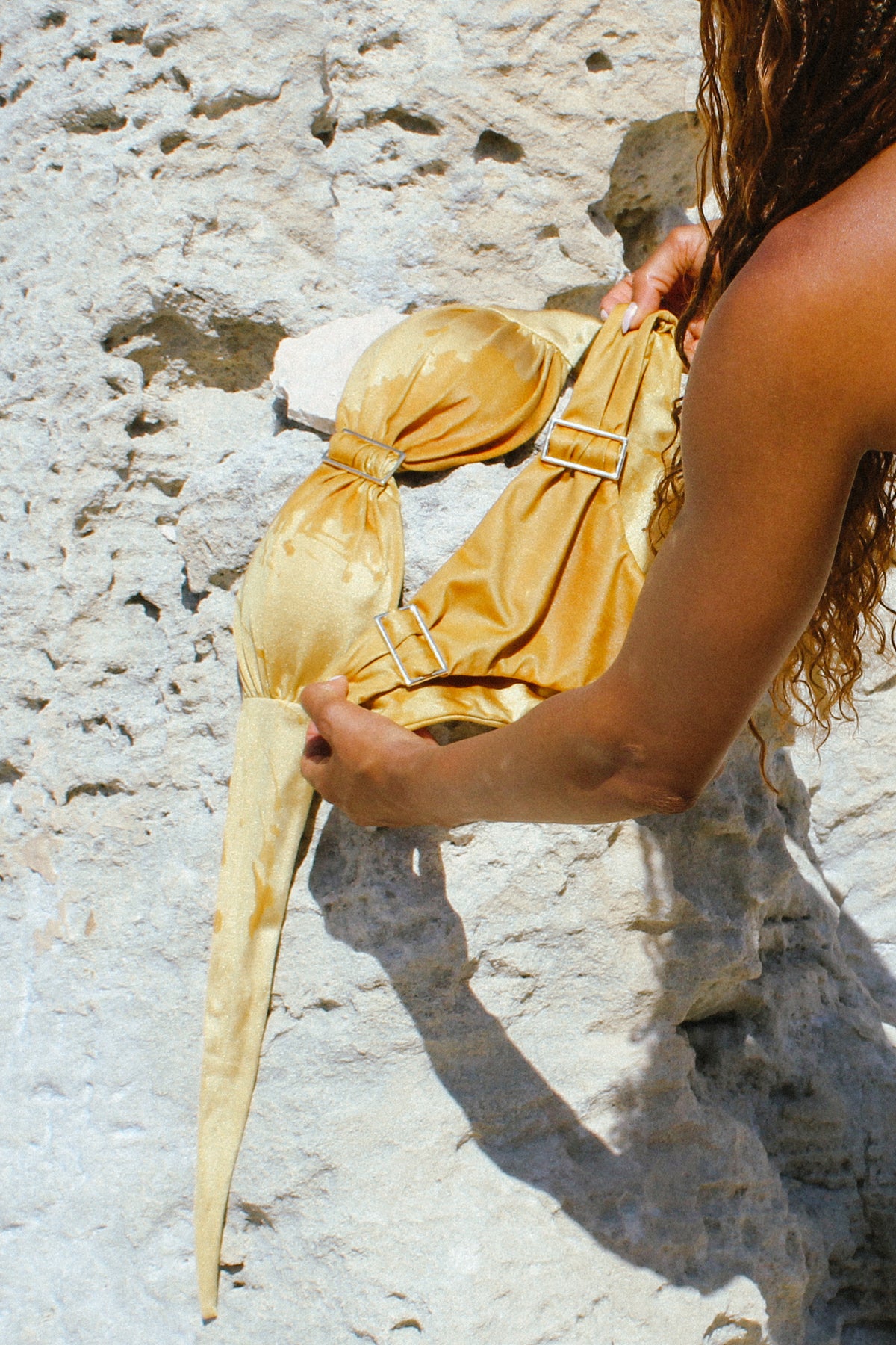 Golden bandeau Bikini